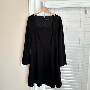 Kate Spade Scalloped Ponte Dress